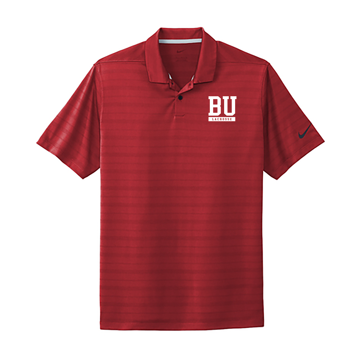 Boston University Lacrosse Nike Vapor Jacquard Polo