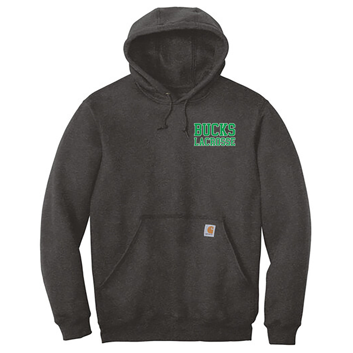 Carroll County Bucks Lacrosse Carhartt Embroidered Midweight Hooded Sweatshirt