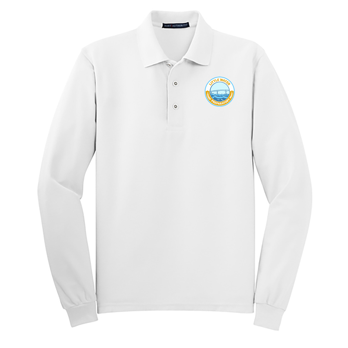 Little Water Prep Faculty Silk Touch Long Sleeve Polo