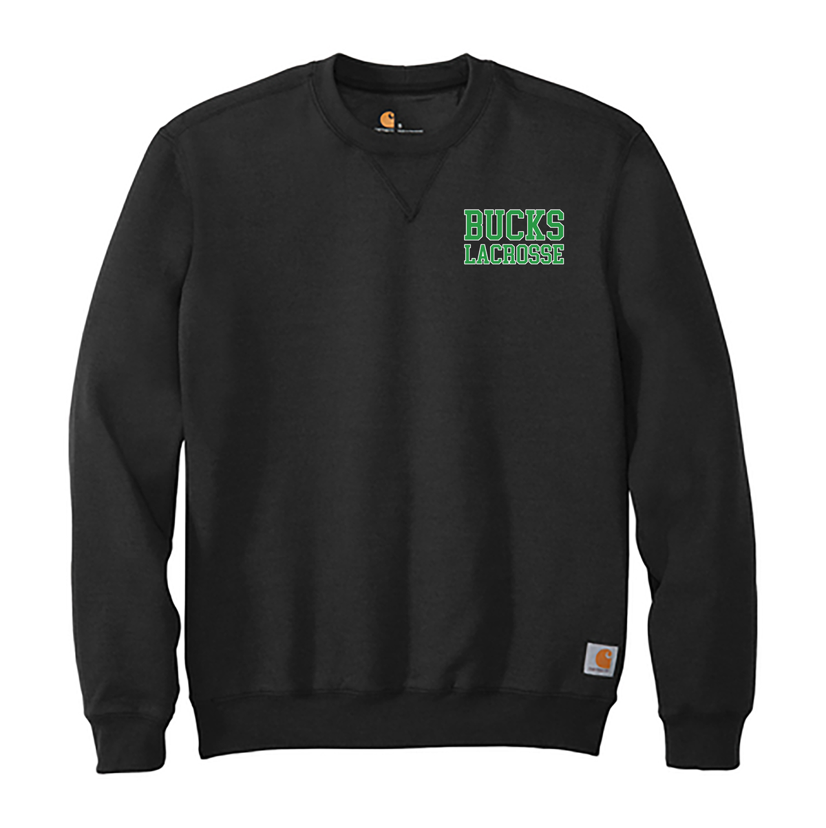 Carroll County Bucks Lacrosse Carhartt Embroidered Midweight Crewneck