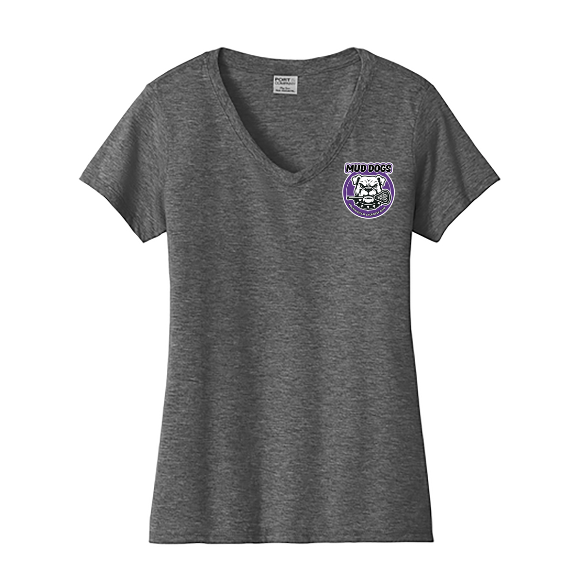 Mud Dogs Lacrosse Ladies Fan Favorite V-Neck Tee
