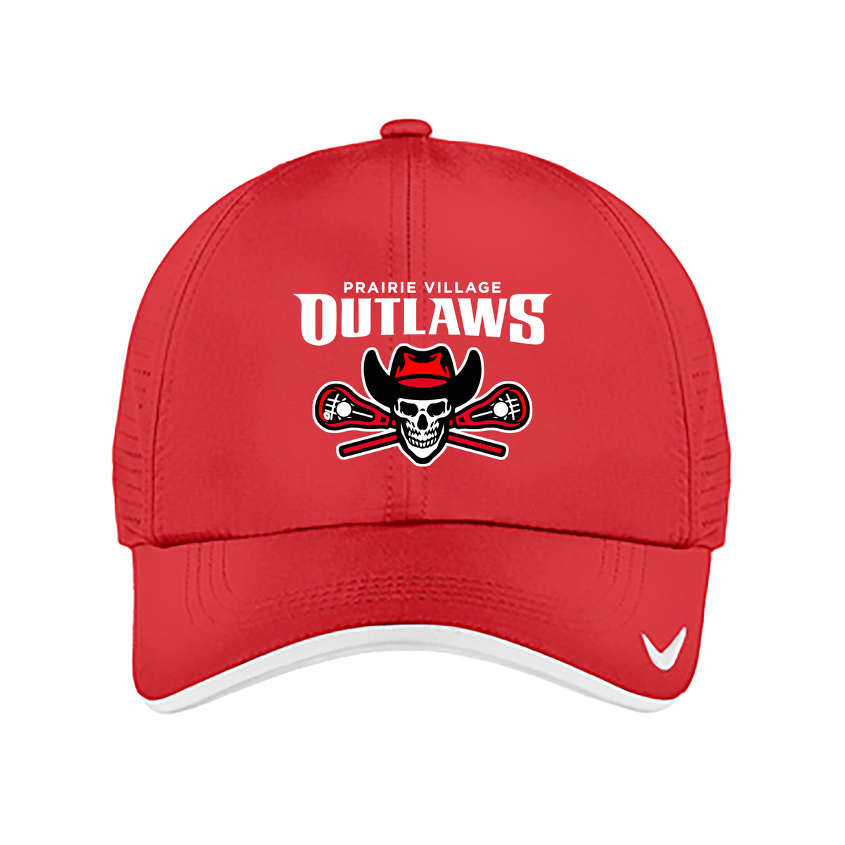 Prairie Village Outlaws Lacrosse Nike Swoosh Cap