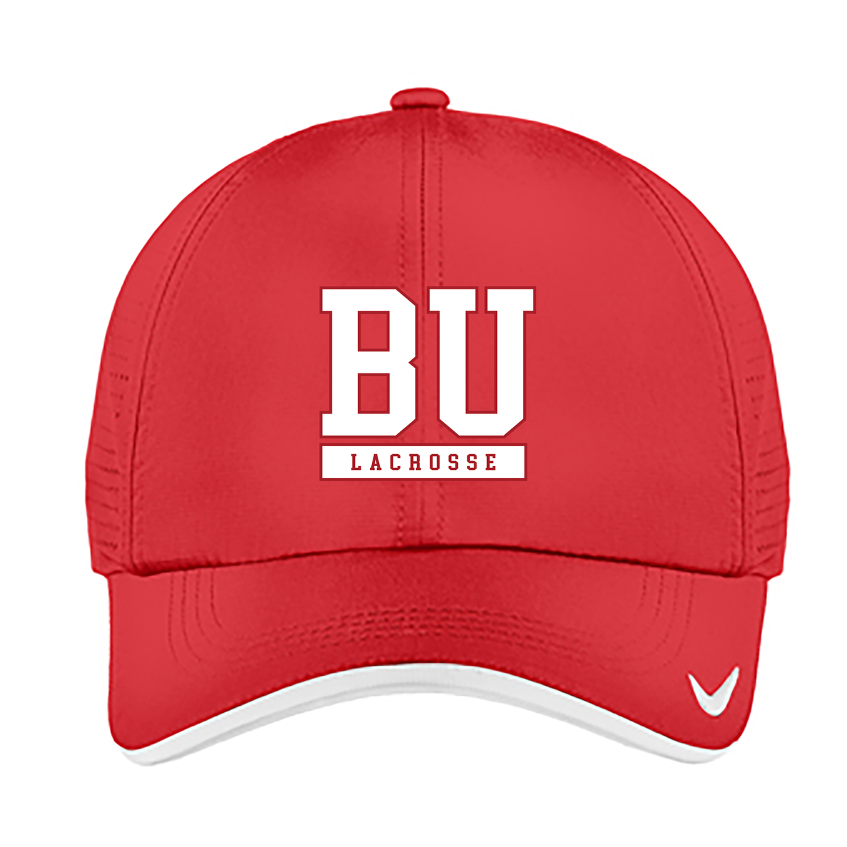 Boston University Lacrosse Nike Dri-FIT Swoosh Perforated Cap