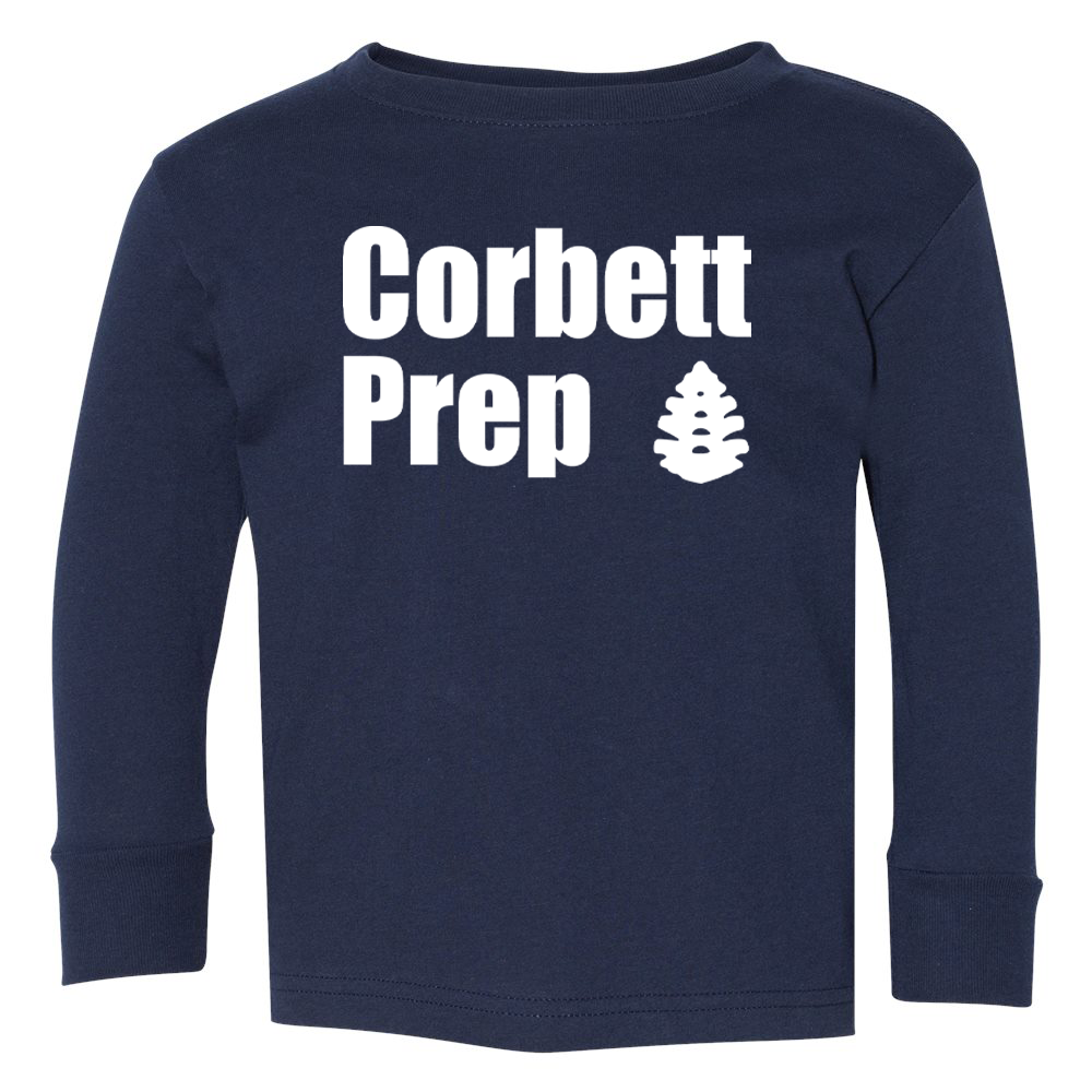 Corbett Prep Toddler Fine Jersey Long Sleeve Tee