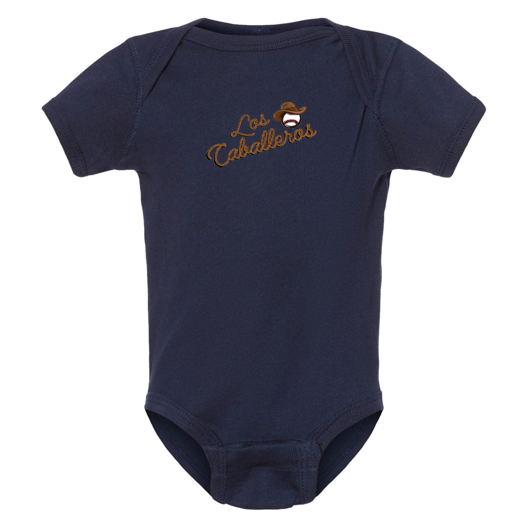 Caballeros Baseball Infant Baby Rib Bodysuit