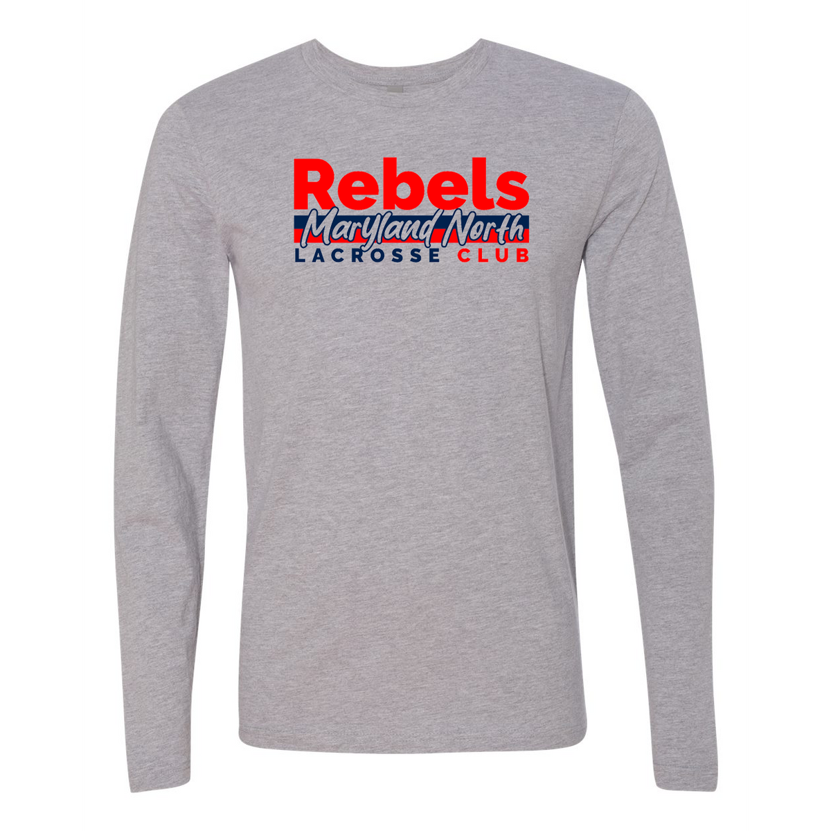 Rebels MD North Next Level Cotton Long Sleeve Crew