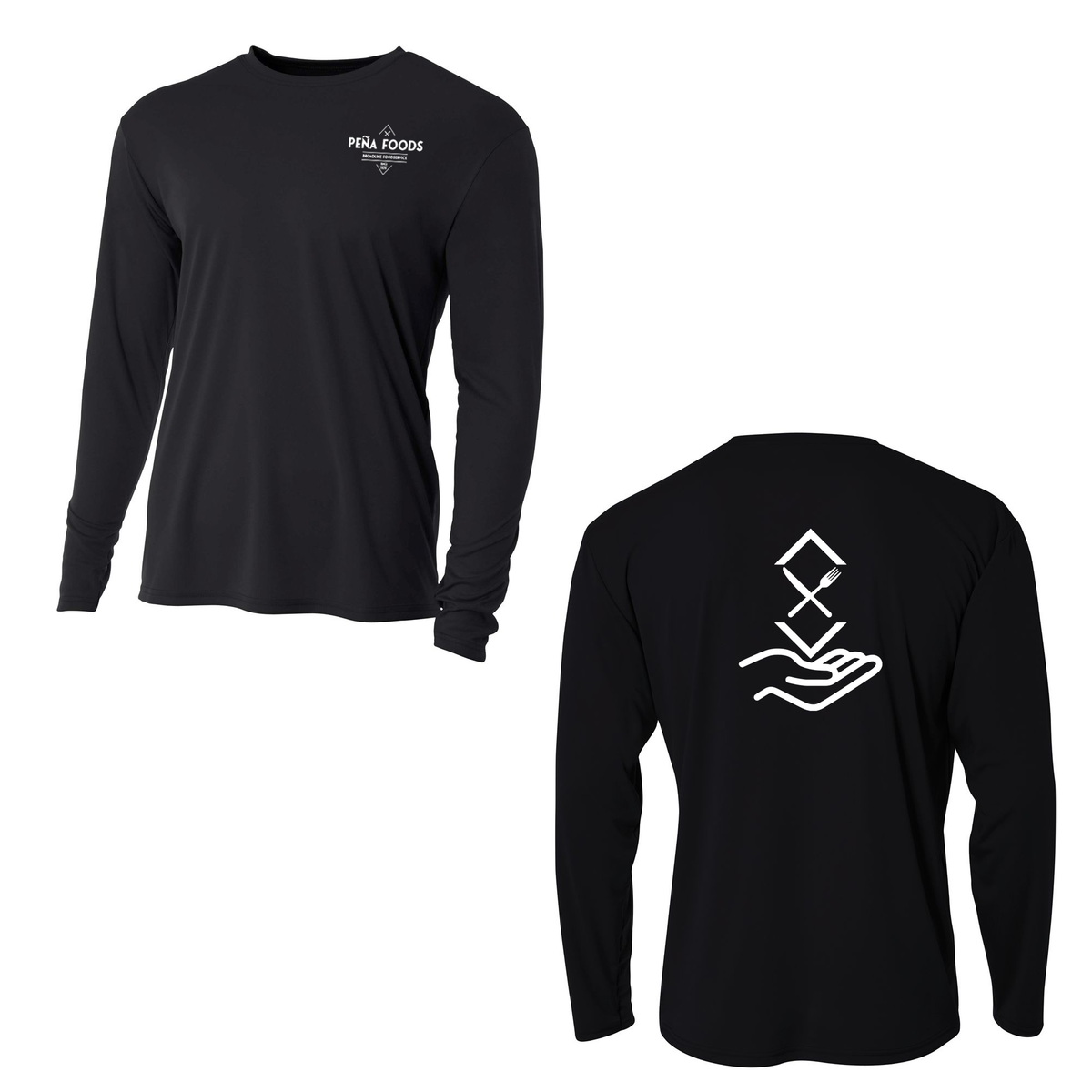 Peña Foods Cooling Performance Long Sleeve Crew