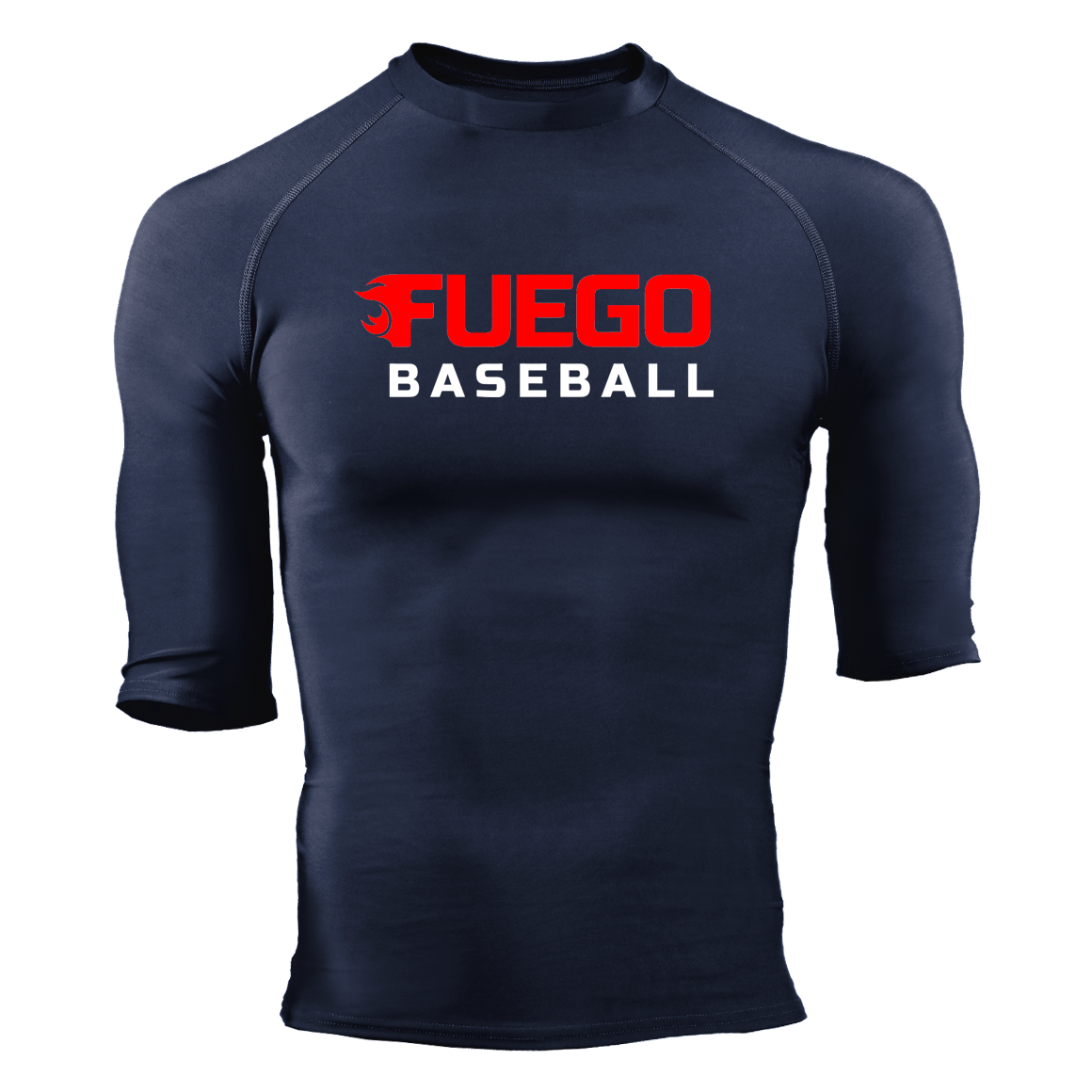 Fuego Baseball Pro-Compression 1/2 Sleeve Crew