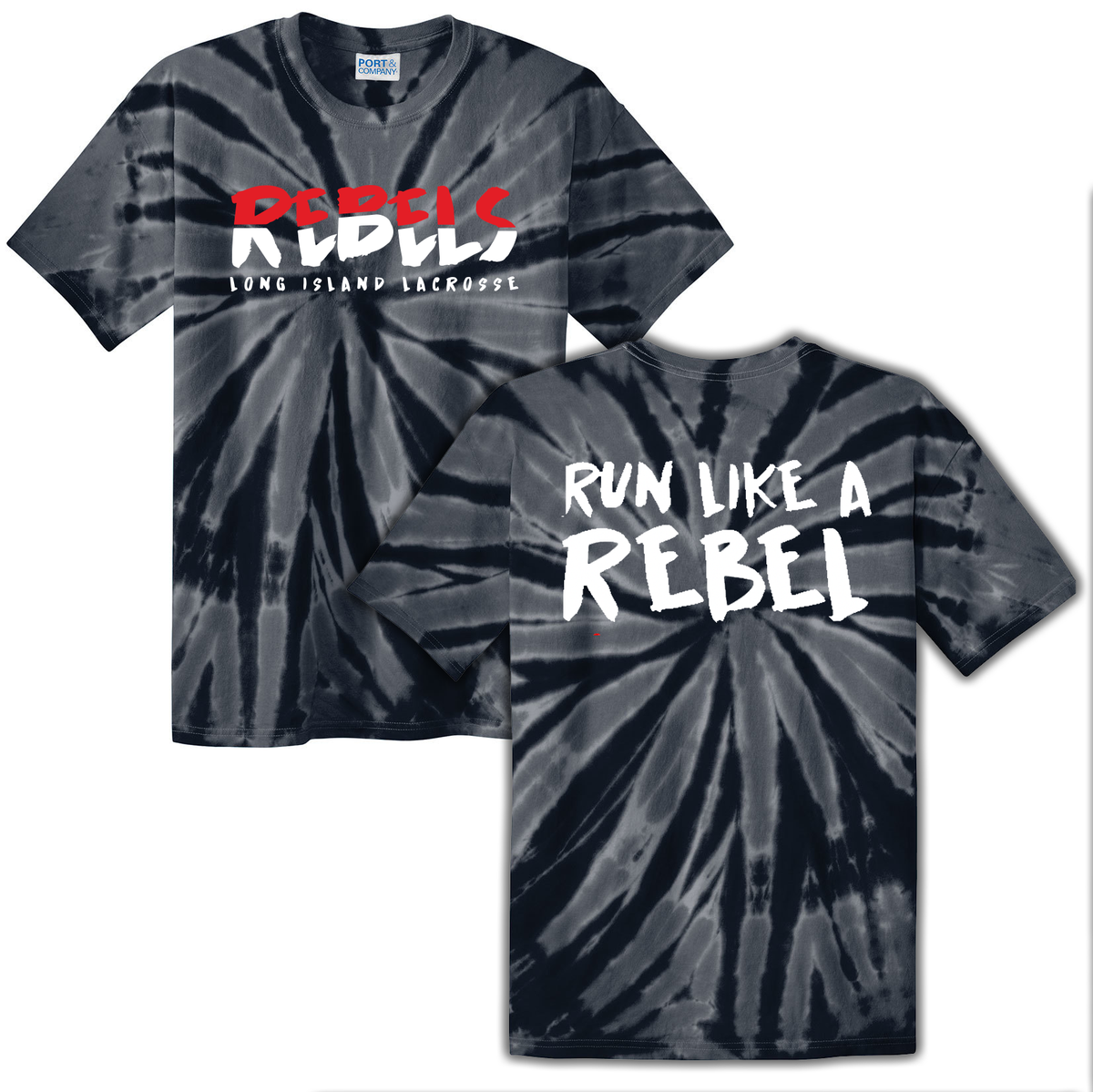 Rebels Lacrosse Tie Dye T-Shirt