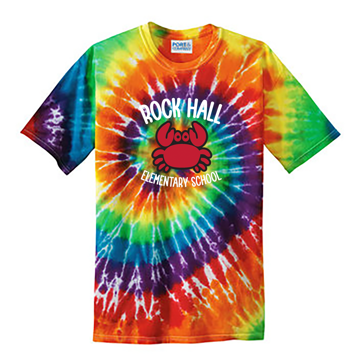 Rock Hall Elementary School Tie Dye T-Shirt