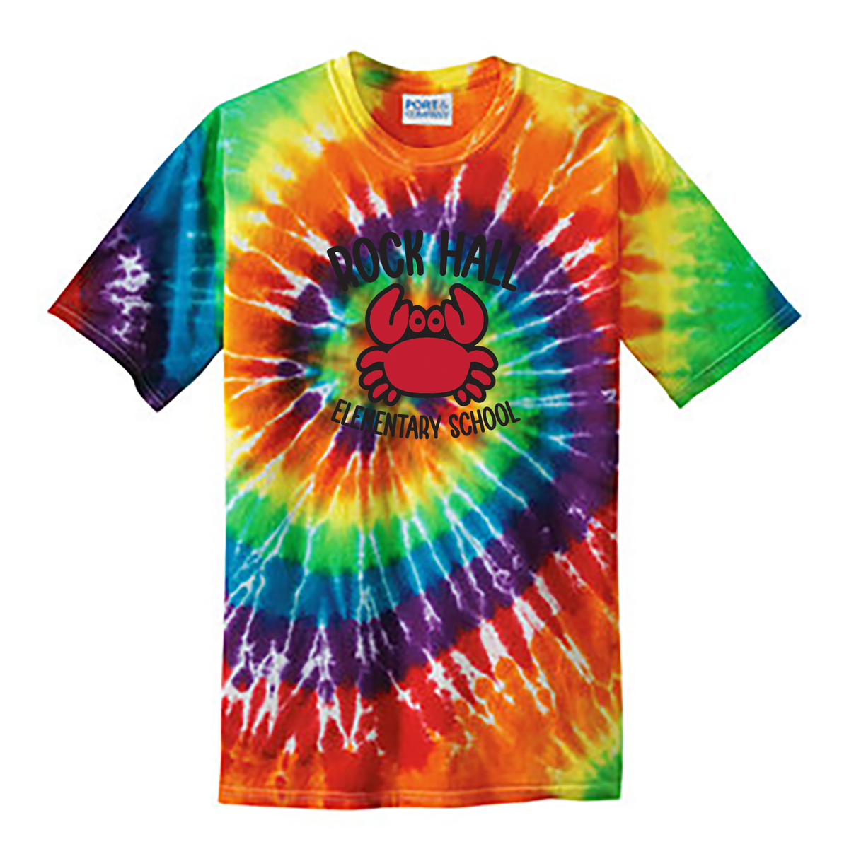 Rock Hall Elementary School Tie Dye T-Shirt