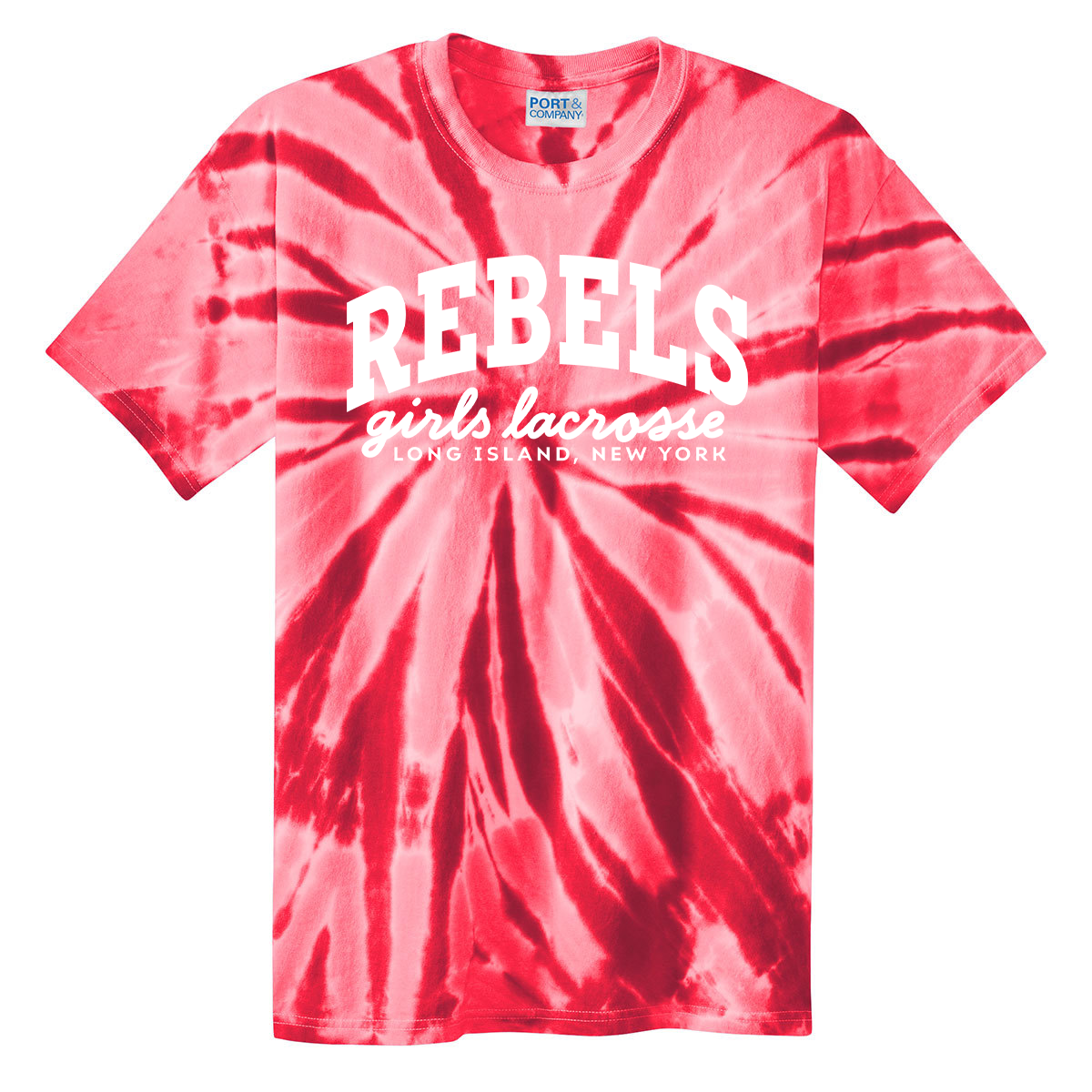 Rebels LC Girls Lacrosse Tie Dye T-Shirt