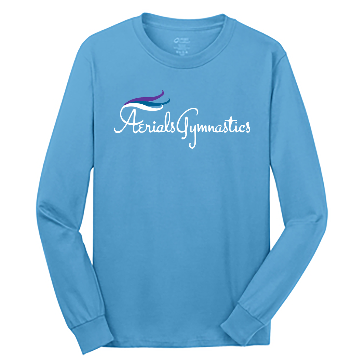 Aerials Gymnastics Cotton Long Sleeve Shirt (Available in Youth Sizes)