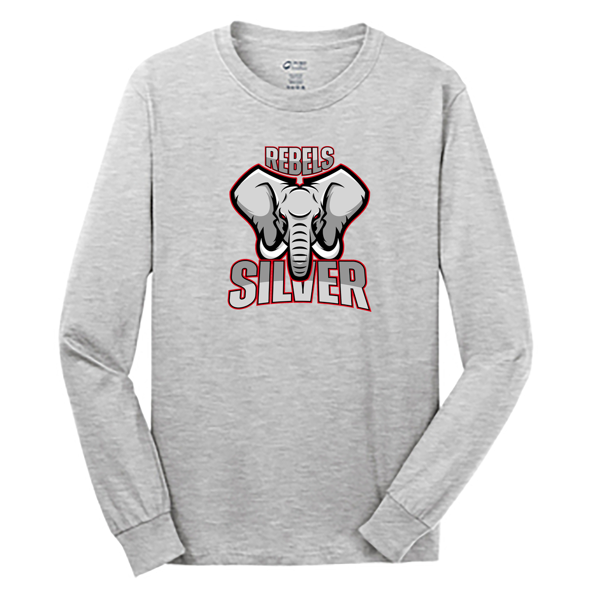 Rebels Silver Cotton Long Sleeve Shirt