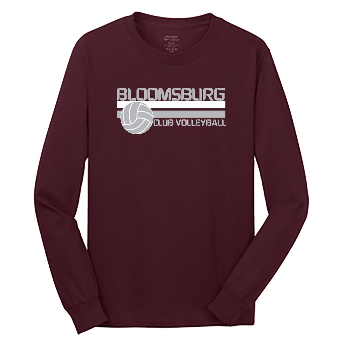 Bloomsburg Club Volleyball Cotton Long Sleeve Shirt