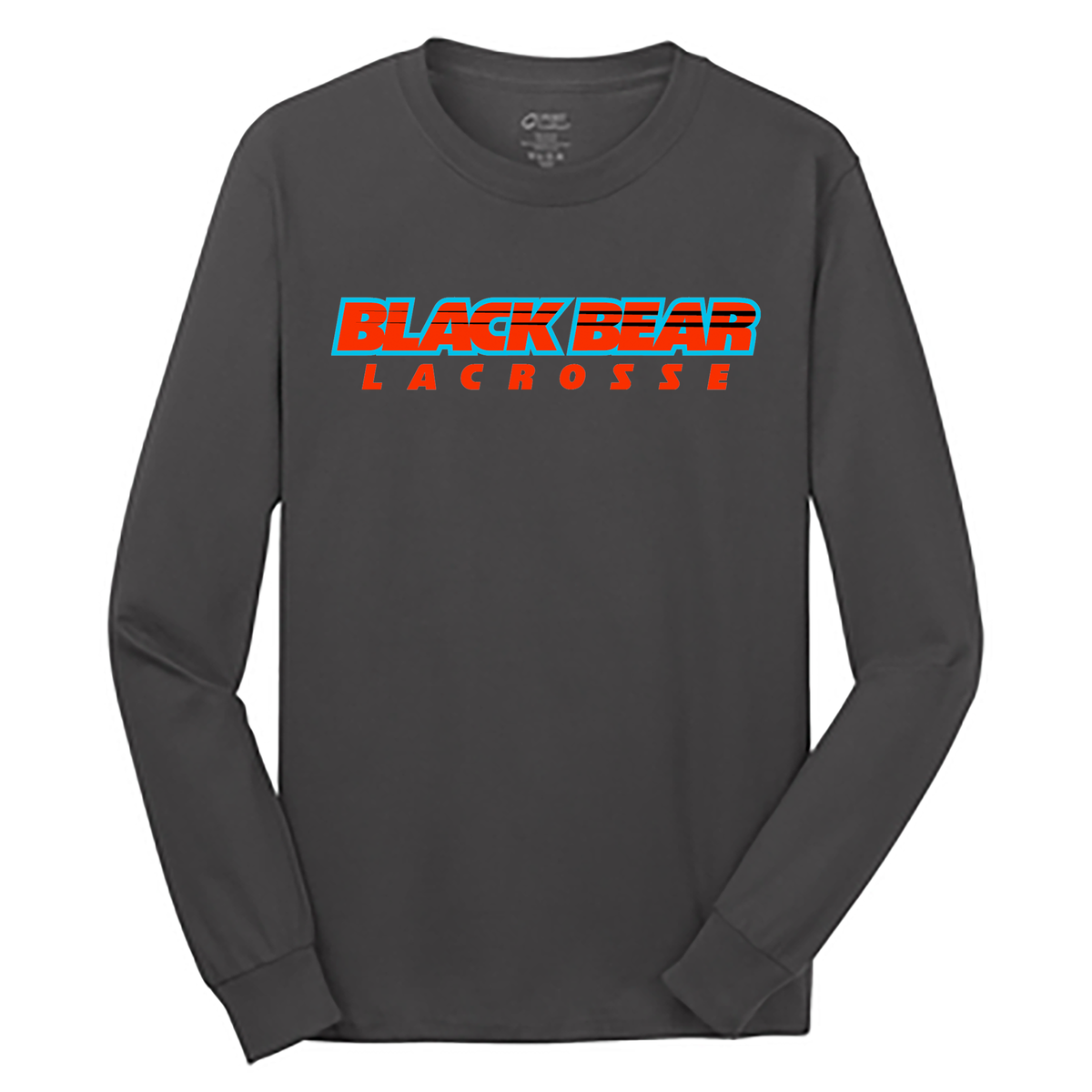 Black Bear Lacrosse Cotton Long Sleeve Shirt