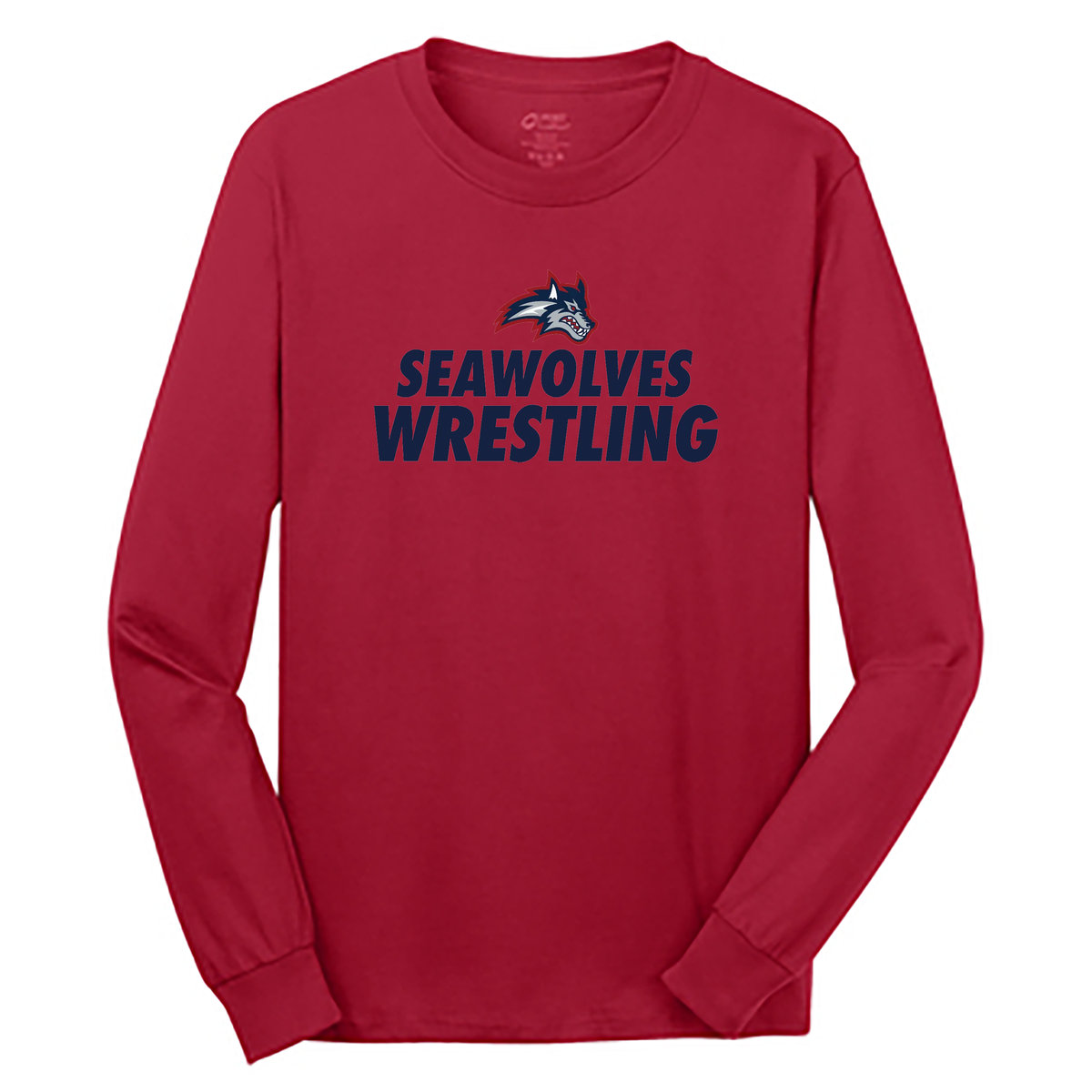 Stony Brook Wrestling Cotton Long Sleeve Shirt