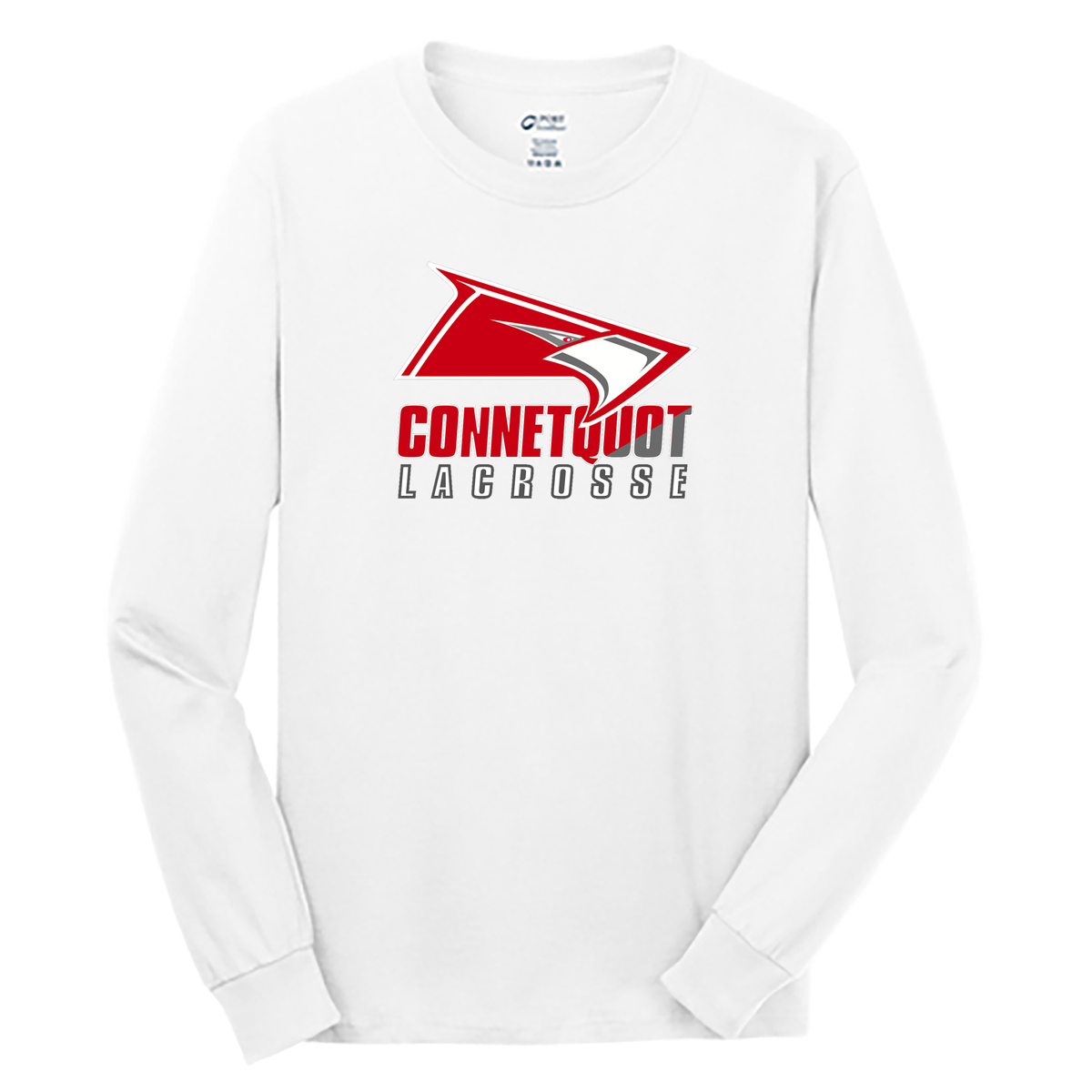 Connetquot Youth Lacrosse Cotton Long Sleeve Shirt