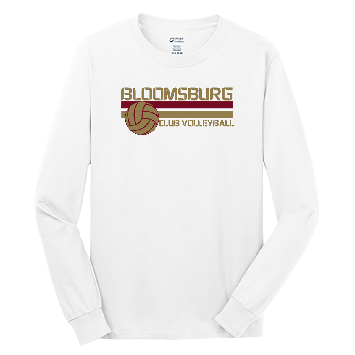 Bloomsburg Club Volleyball Cotton Long Sleeve Shirt