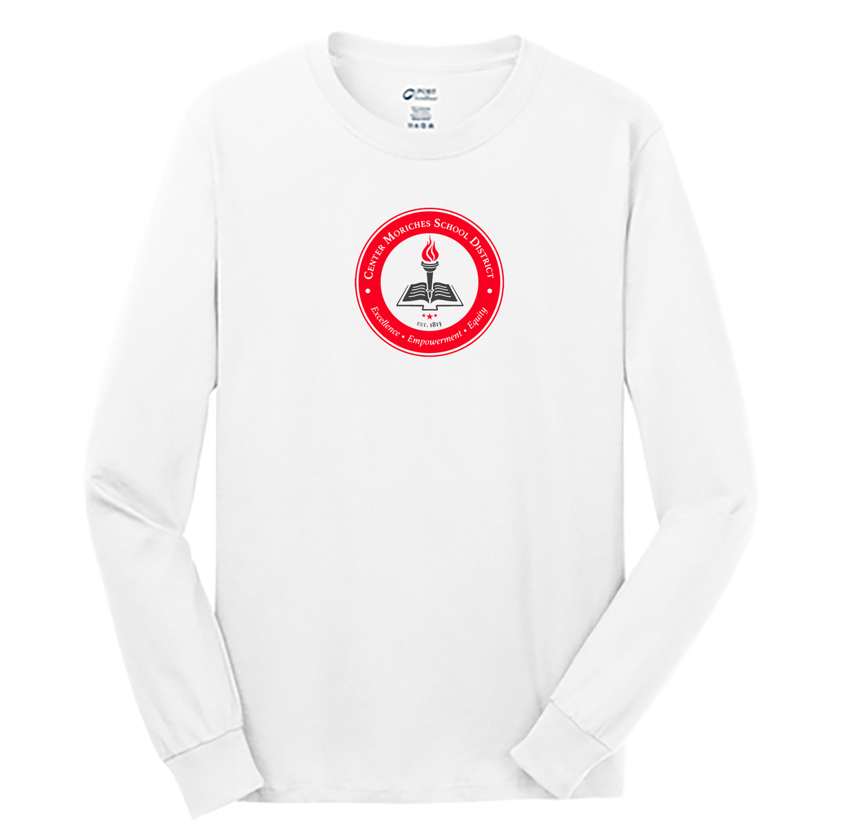 Center Moriches School District Cotton Long Sleeve Shirt