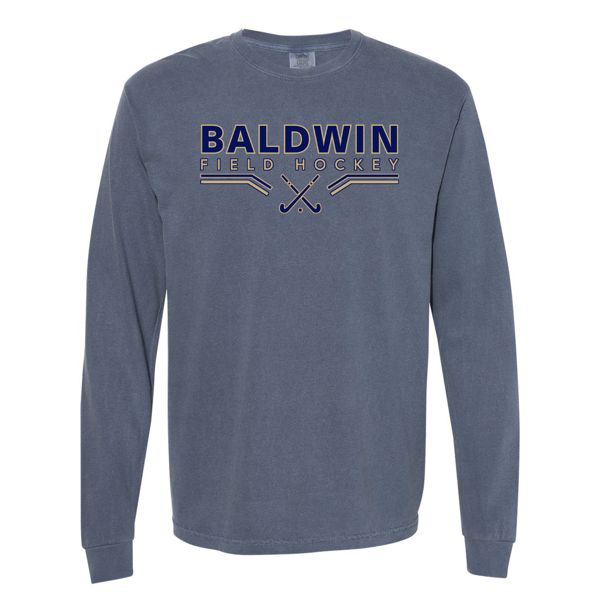 Baldwin Field Hockey Garment Dyed Long Sleeve Tee