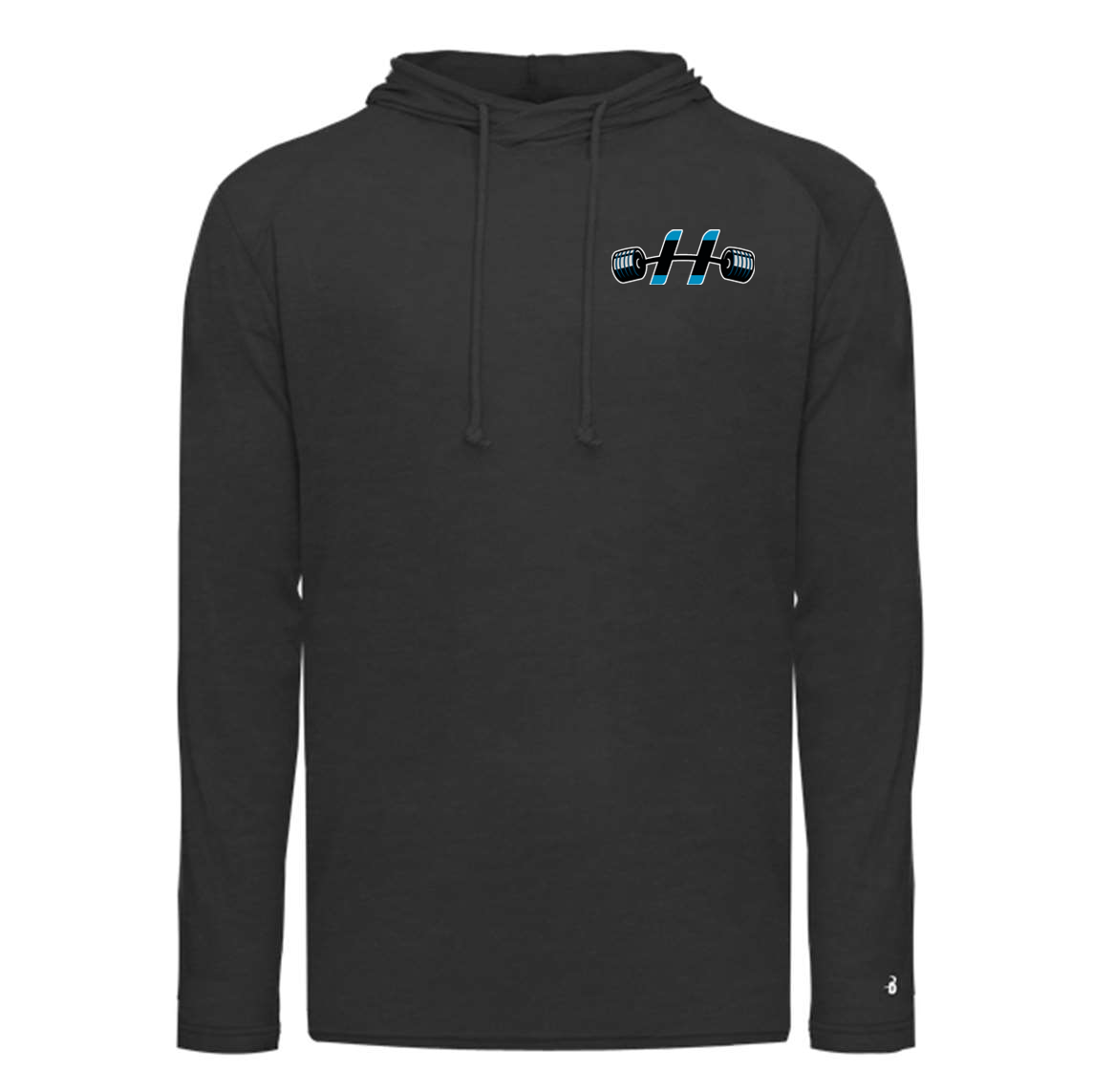 Hamby Sports Performance Tri-Blend Surplice Hood Tee