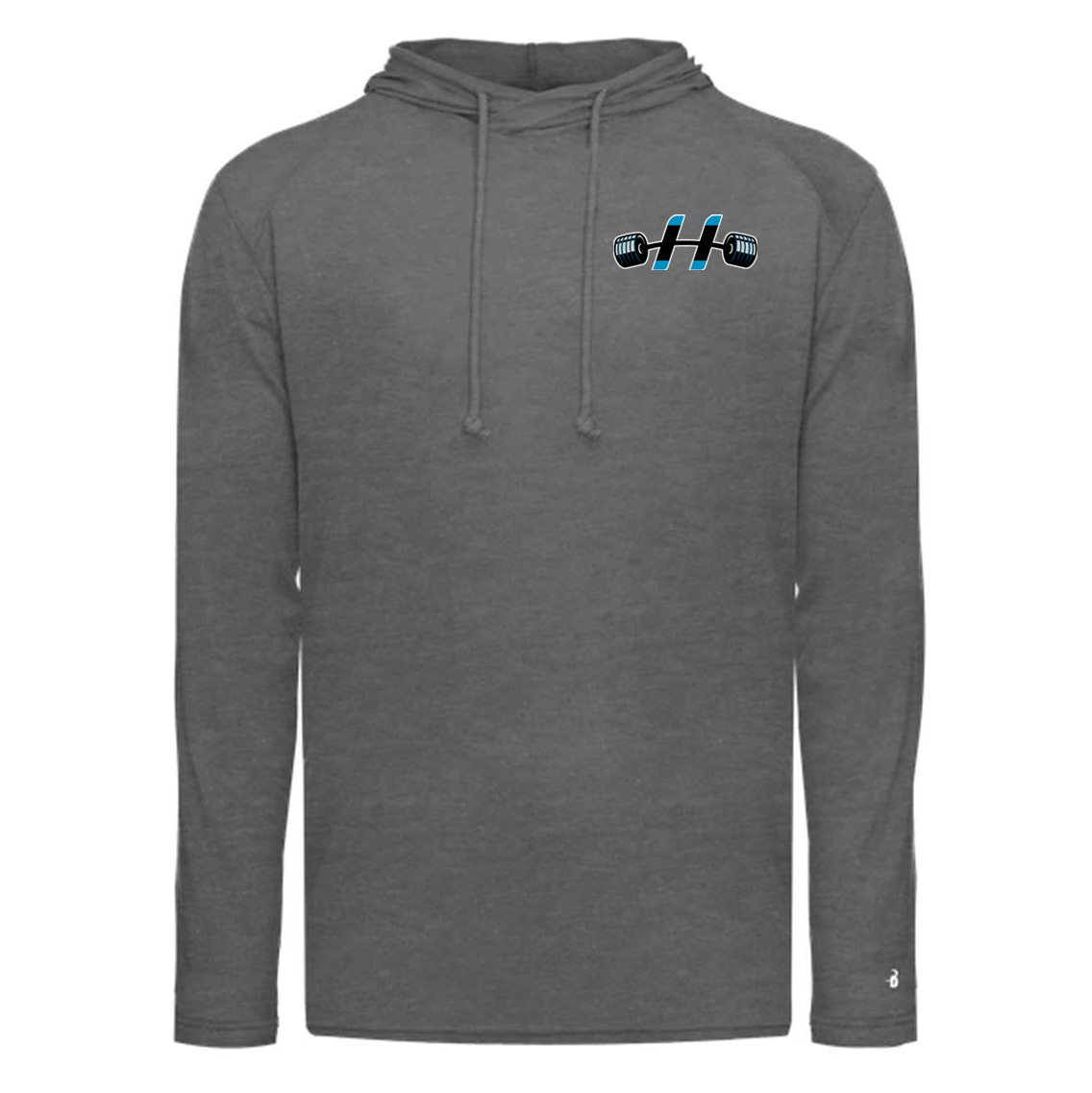 Hamby Sports Performance Tri-Blend Surplice Hood Tee