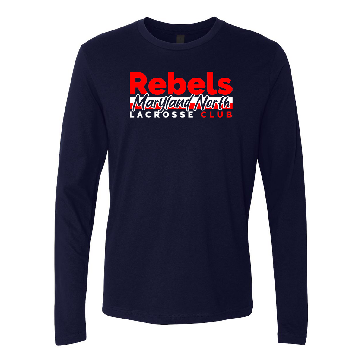 Rebels MD North Next Level Cotton Long Sleeve Crew