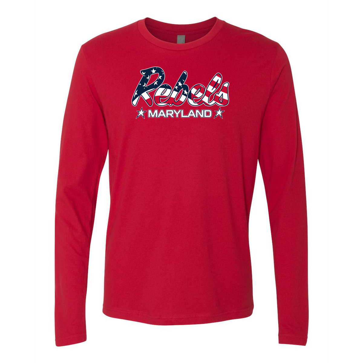 Rebels MD North Next Level Cotton Long Sleeve Crew