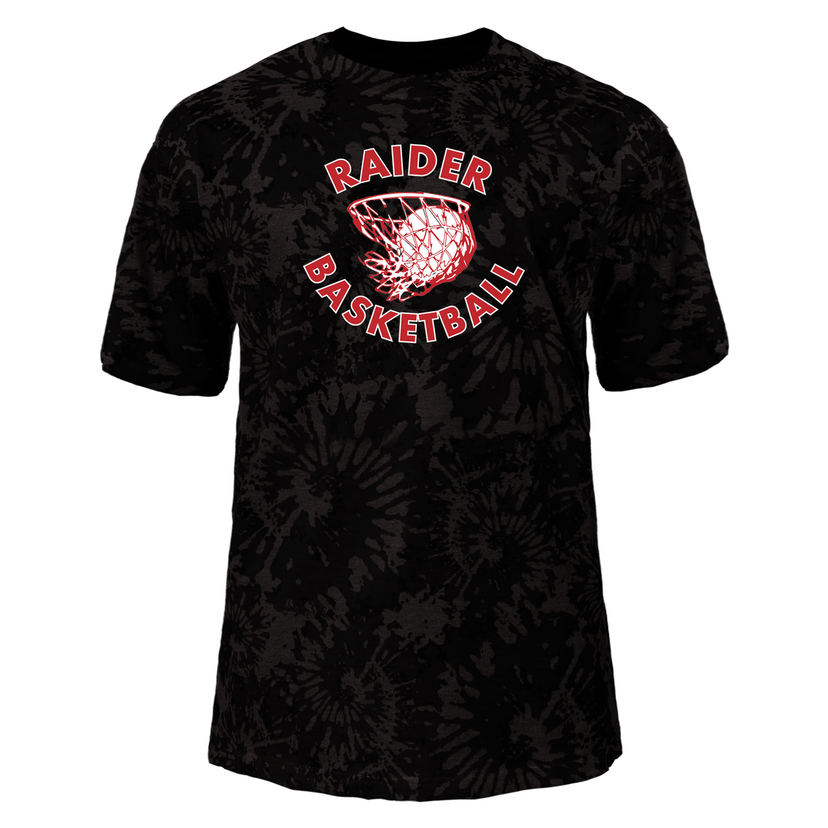 Raider Basketball Tie Dye Blend Tee