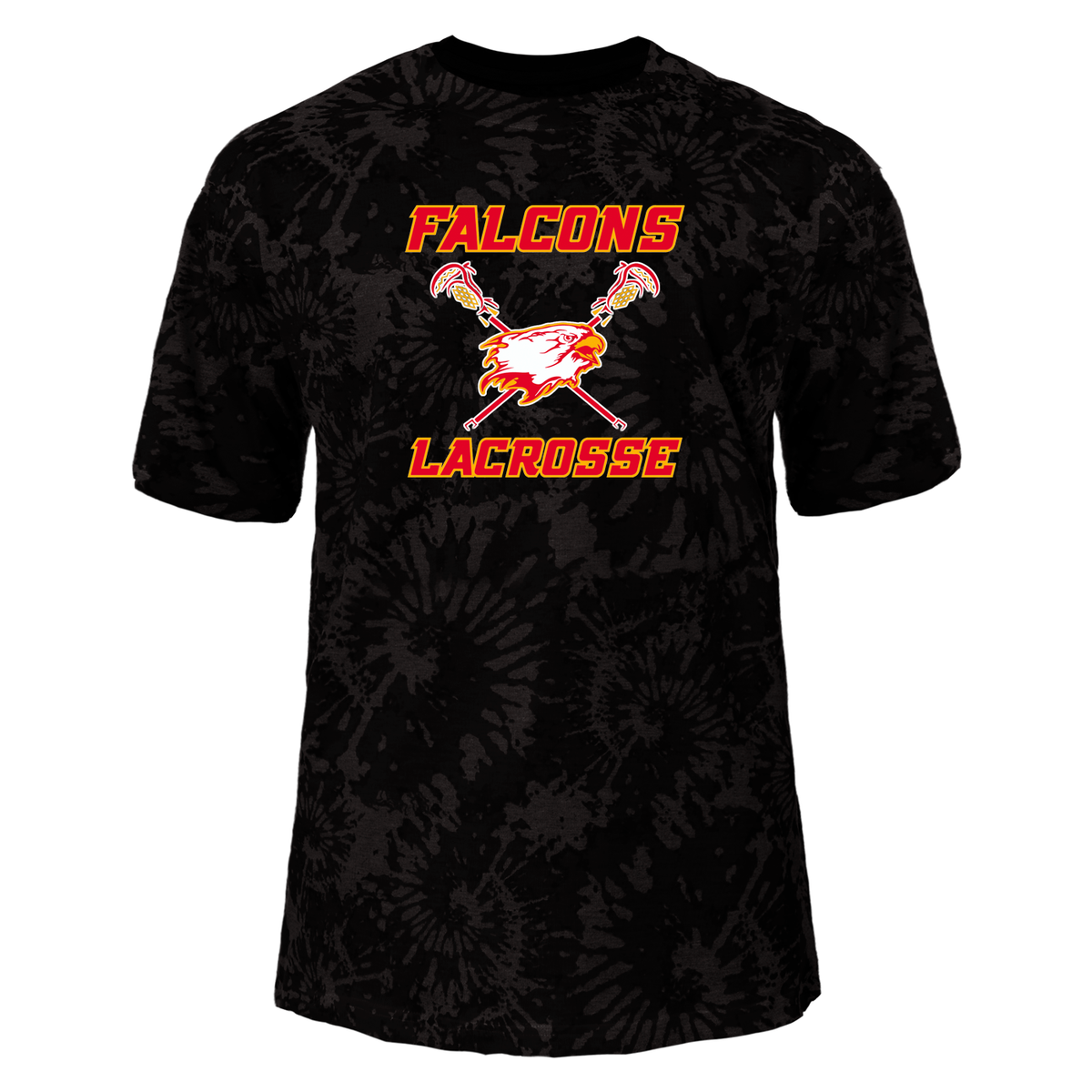 Falcons Lacrosse Club Tie Dye Blend Tee