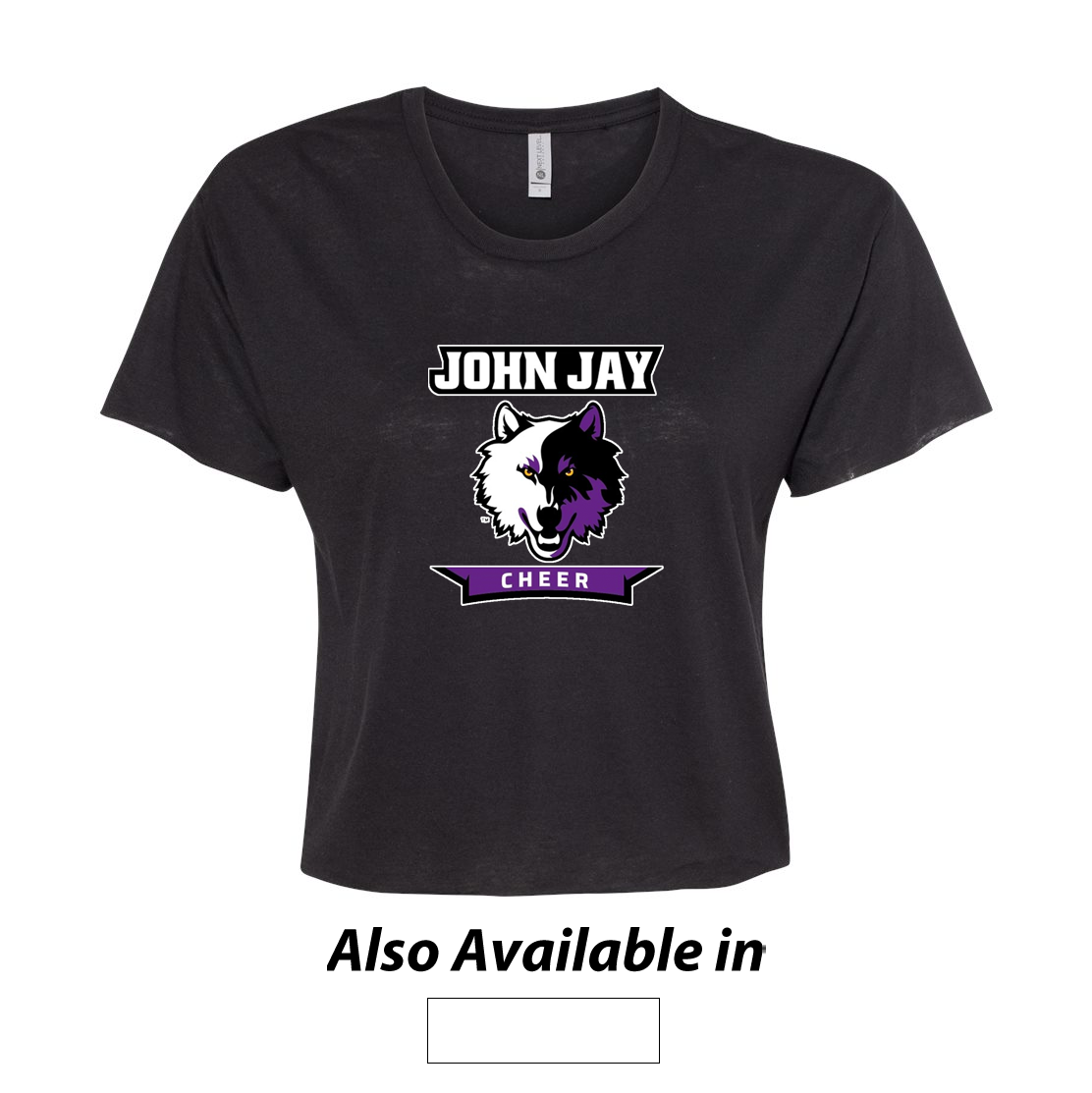 John Jay Youth Cheer Women's Cali Crop Tee