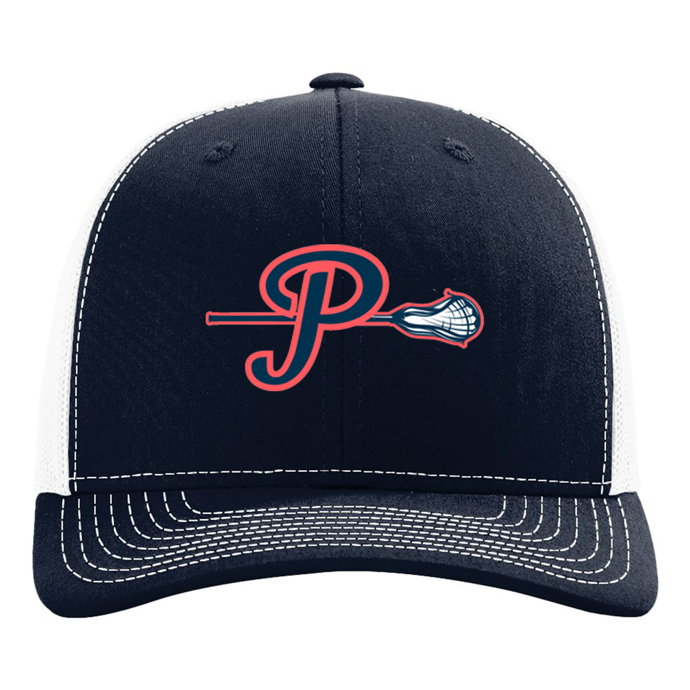 Patriots Lacrosse Club Mid Profile Mesh Back Trucker Hat