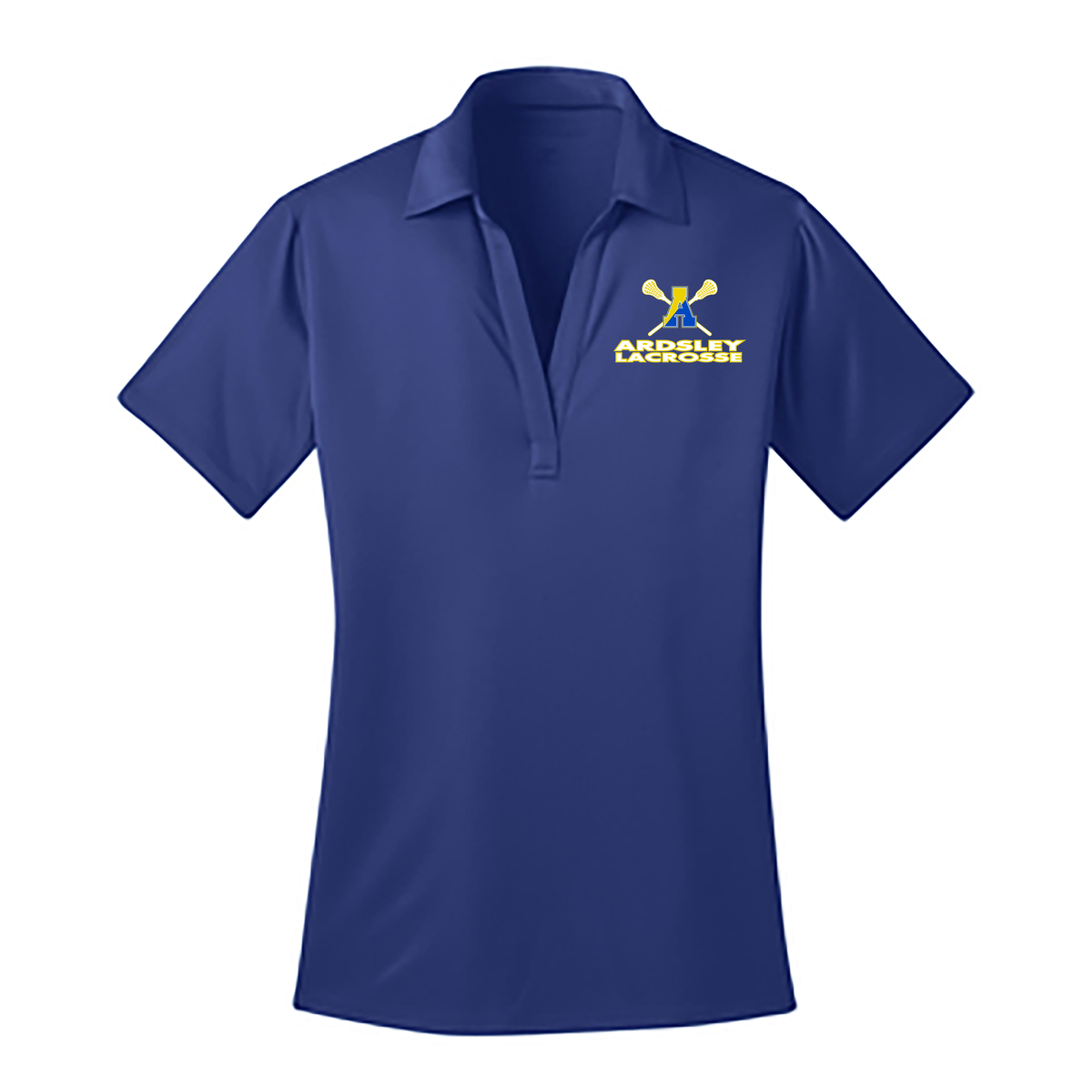 Ardsley High School Lacrosse Ladies Silk Touch Performance Polo