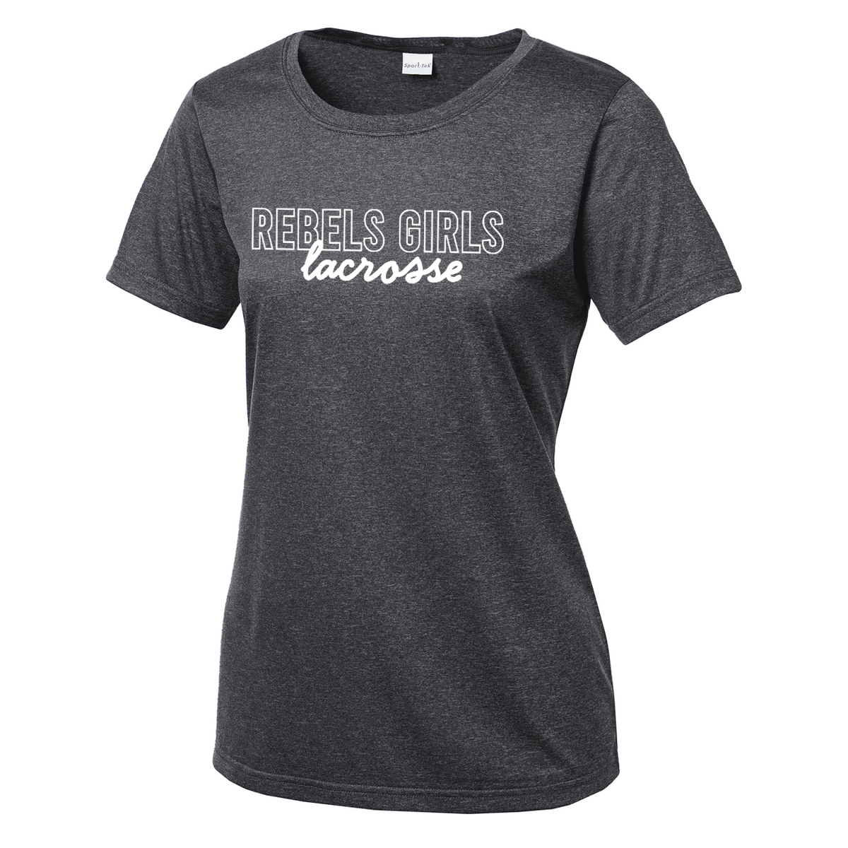 Rebels LC Girls Lacrosse Women's Heather Contender Scoop Neck Tee