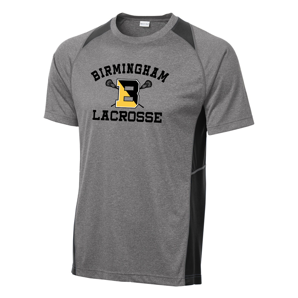 Birmingham Lacrosse Heather Colorblock Tee