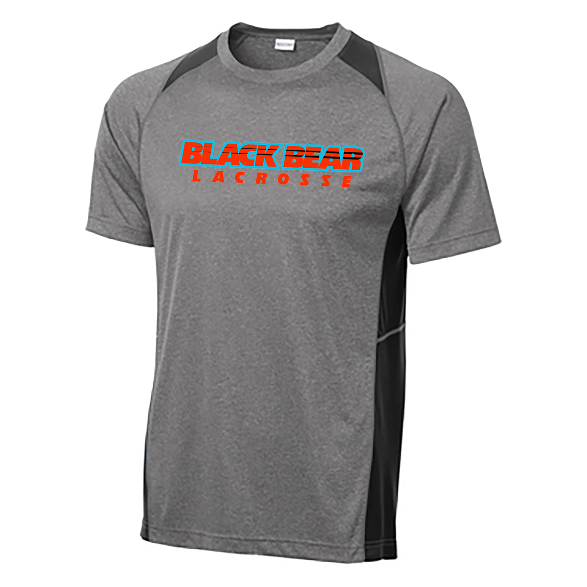 Black Bear Lacrosse Heather Colorblock Contender Tee