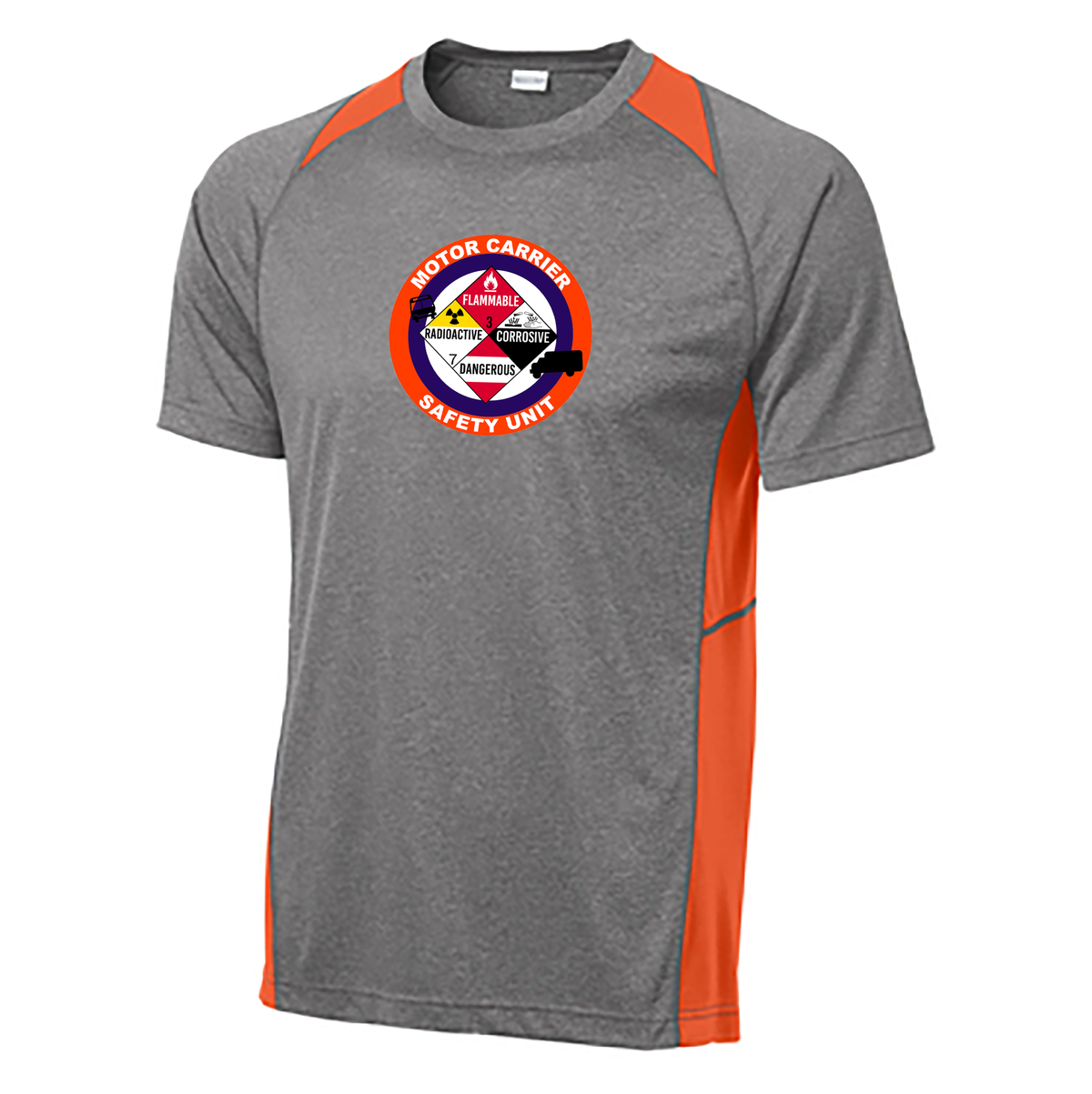 NCPD Motor Carrier Unit Heather Colorblock Tee