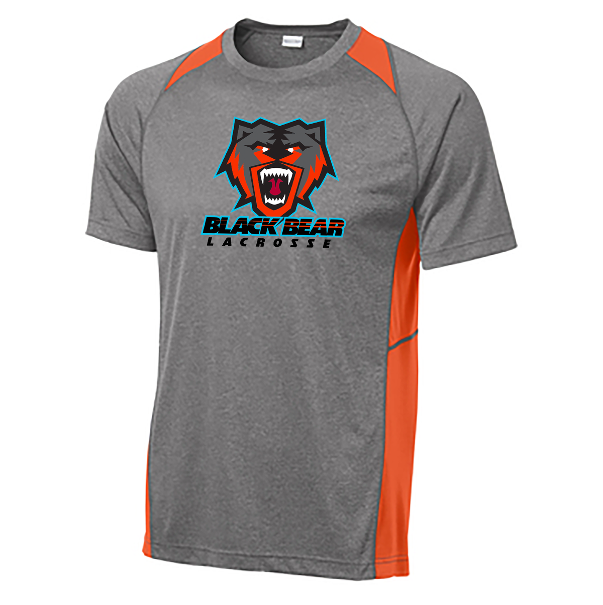 Black Bear Lacrosse Heather Colorblock Contender Tee