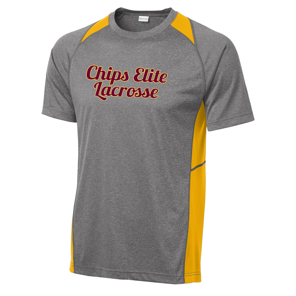 Chips Elite Lacrosse Heather Colorblock Contender Tee