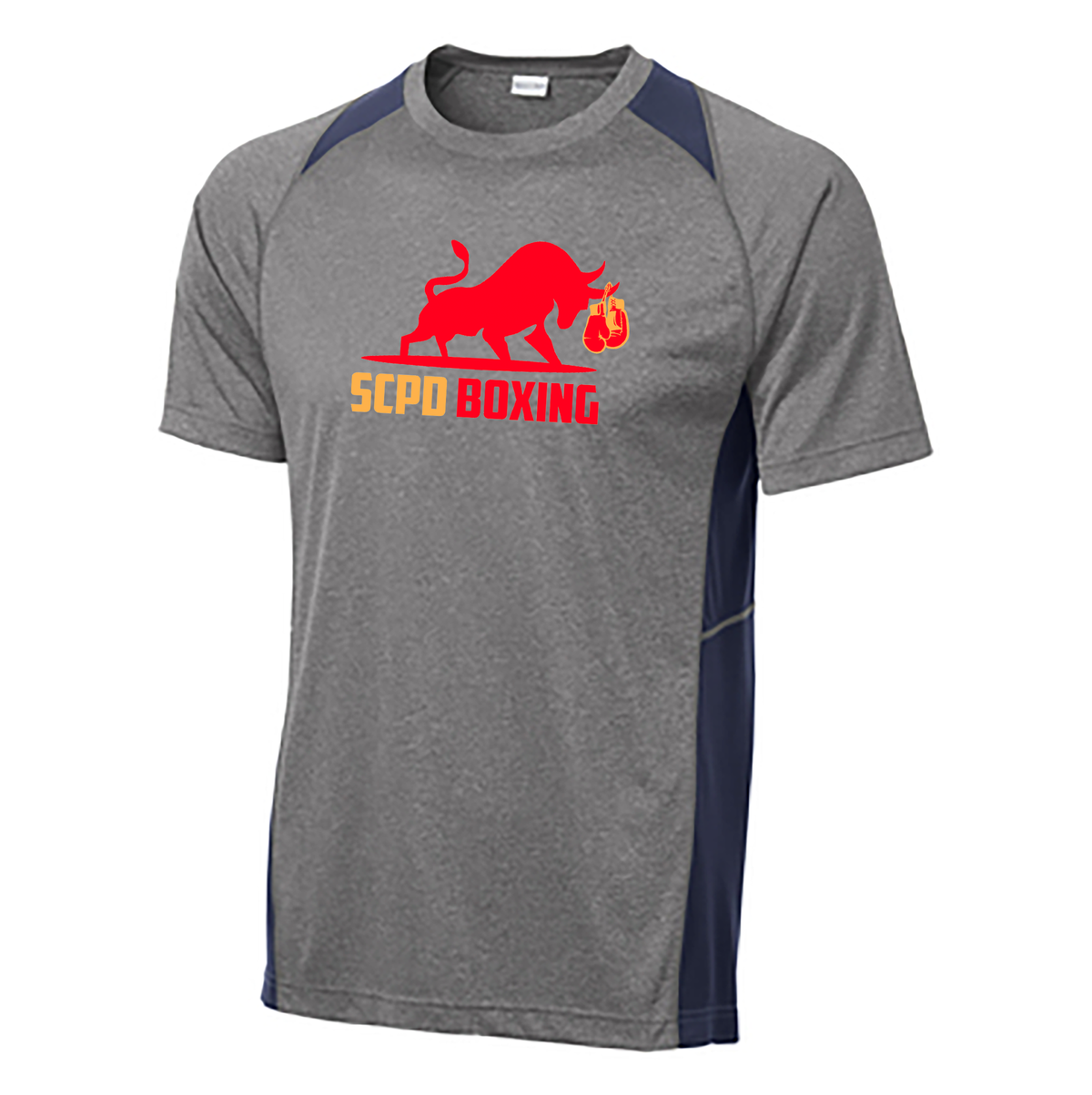 SCPD Boxing Heather Colorblock Contender Tee