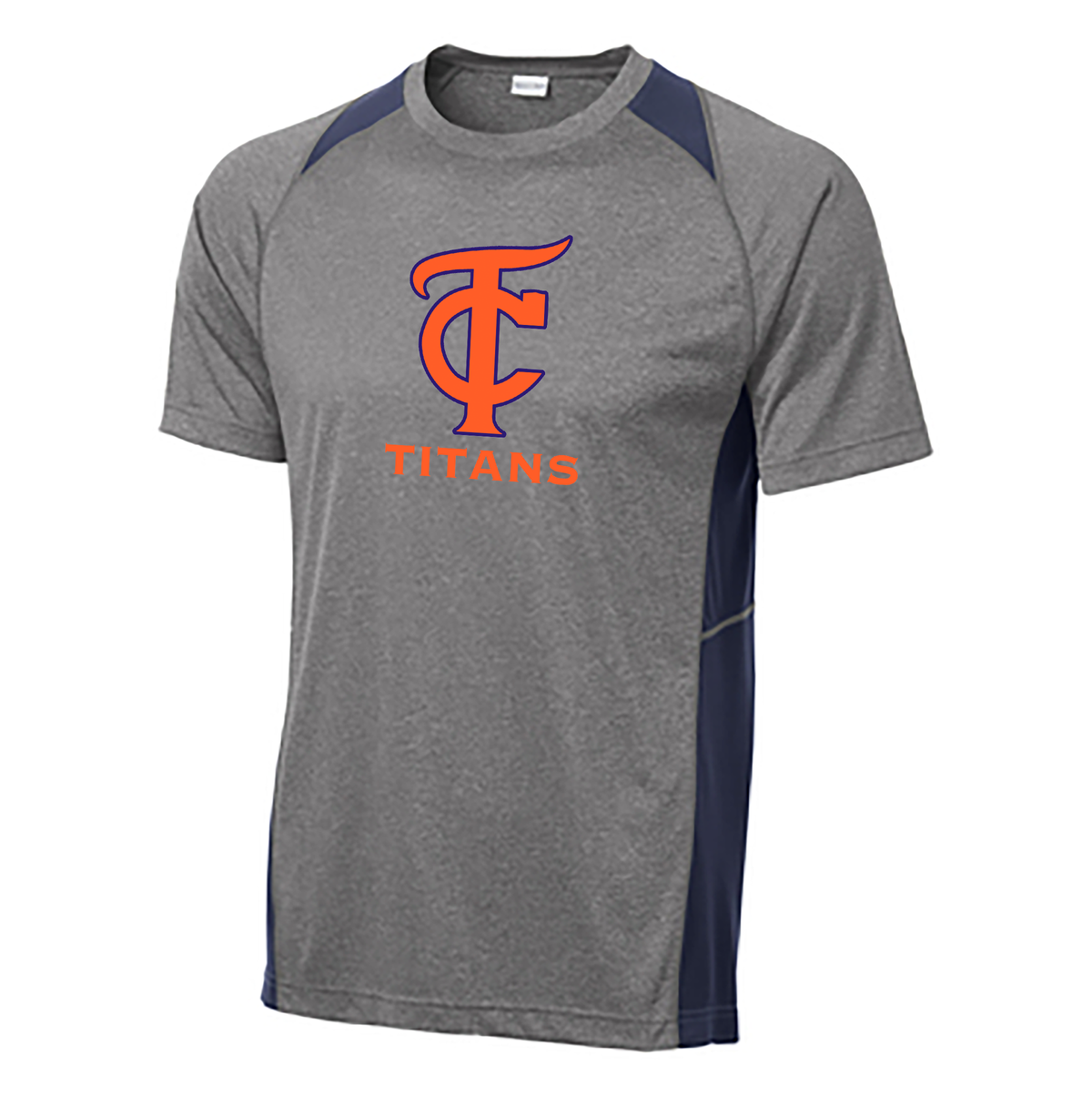 Titans Lacrosse Heather Colorblock Contender Tee