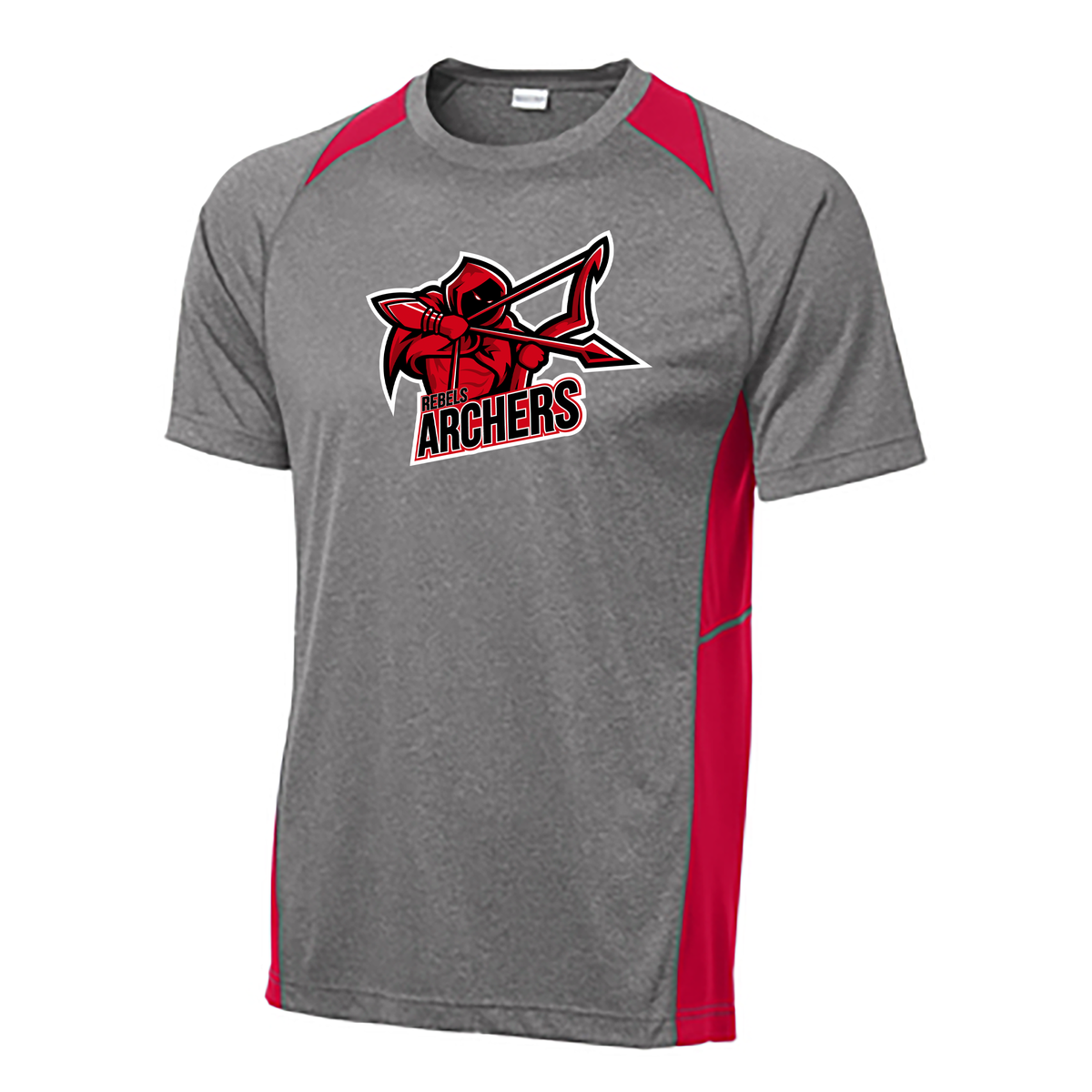 Rebels Archers 2032 Heather Colorblock Contender Tee