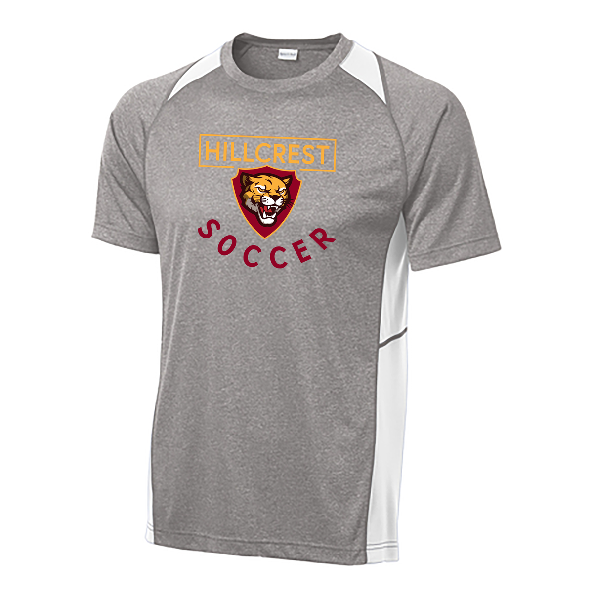 Hillcrest Soccer Heather Colorblock Contender Tee