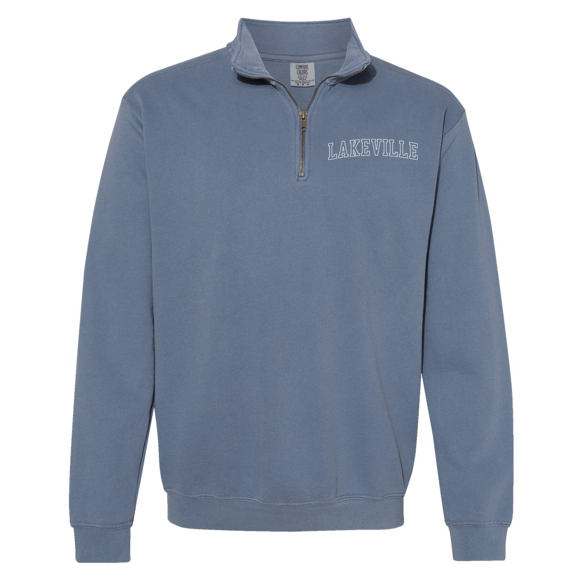 Lakeville Lions Comfort Colors Garment-Dyed Quarter-Zip Sweatshirt