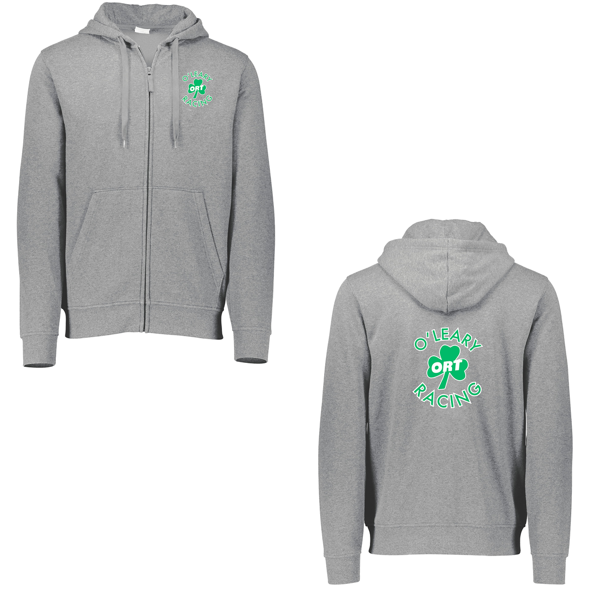 O'Leary Running Club 60/40 Fleece Full Zip Hoodie