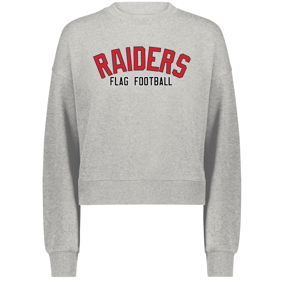 PM Raiders Flag Football Ladies Slouchy Crew