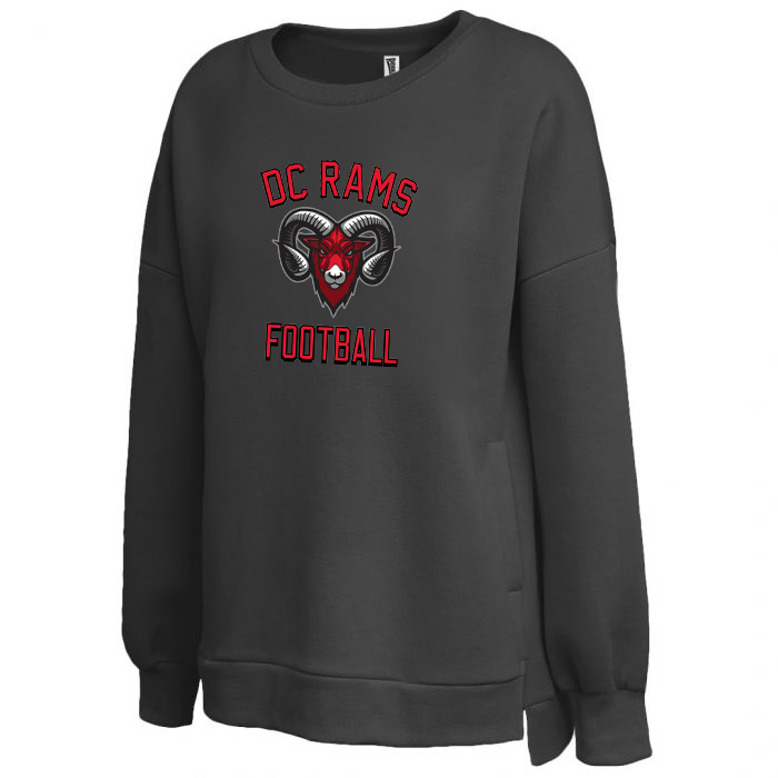 DC Rams Football Women's Droptail Crew