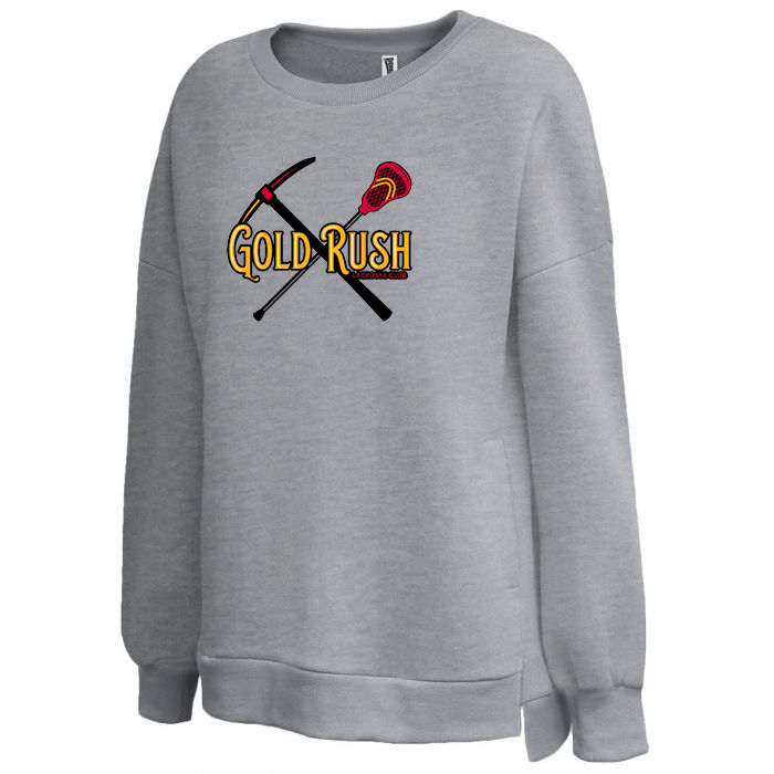 Gold Rush Lacrosse Women's Droptail Crewneck Sweatshirt