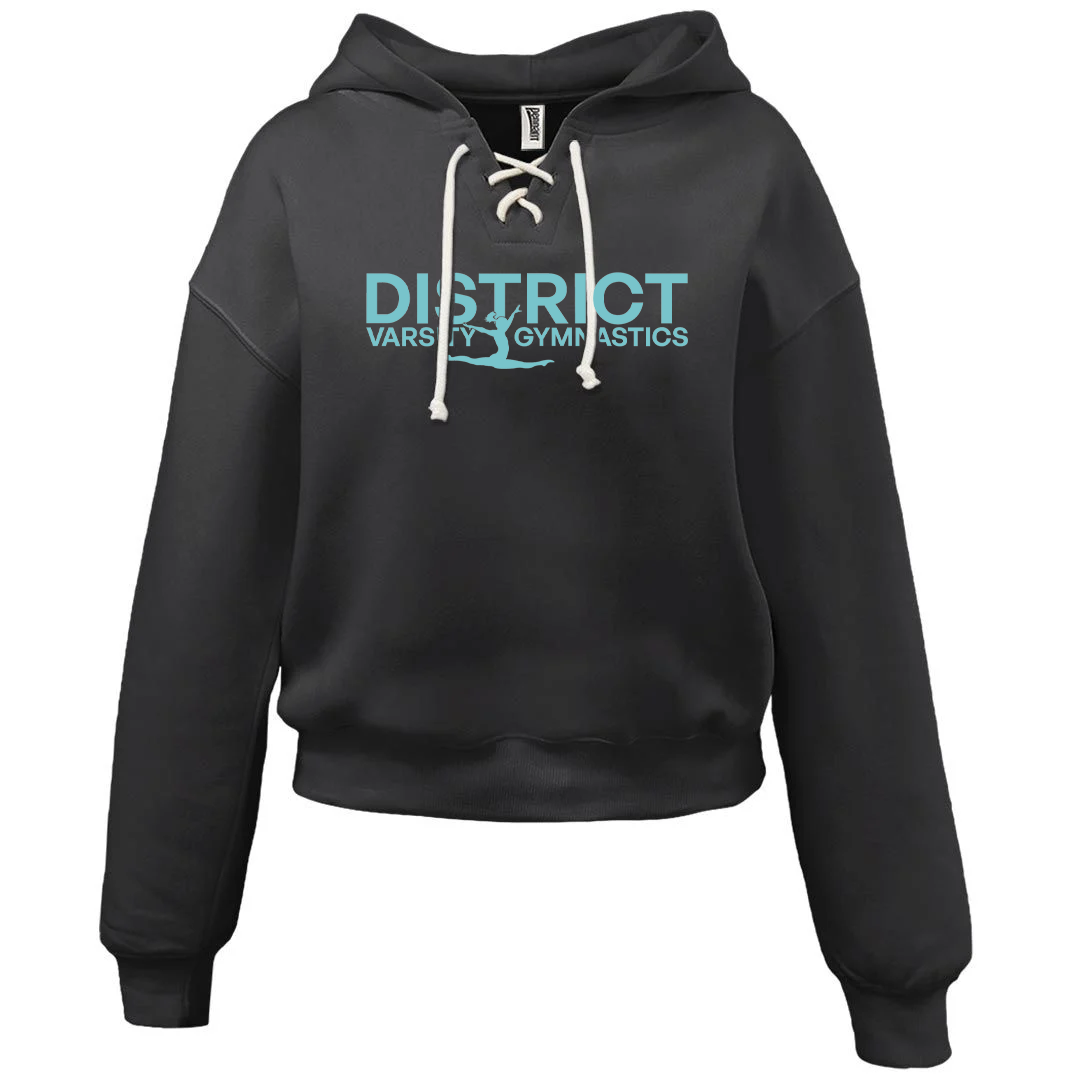 District Varsity Gymnastics Women's Lace-Up Hoodie